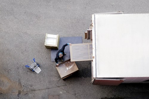 Man and van moving boxes in St Pancras area
