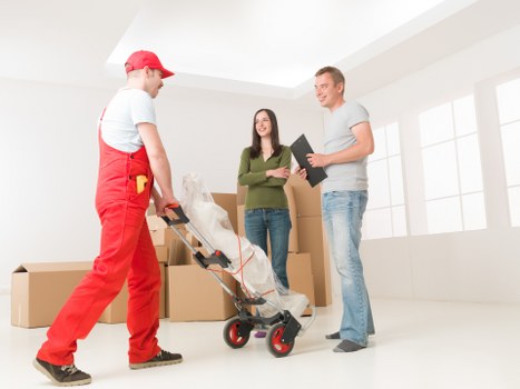 Compact moving van for local removals in St Pancras
