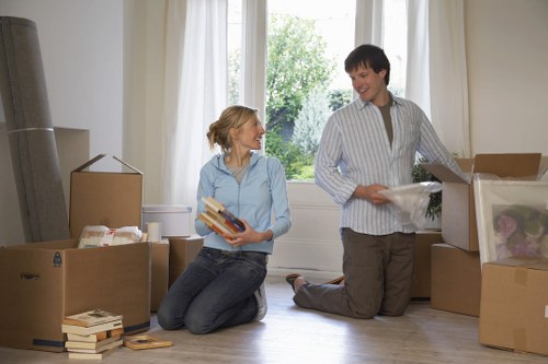 Careful handling of furniture during a small removal
